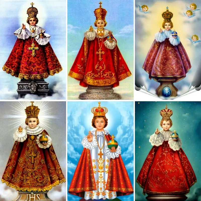 Embroidery Jesus - Infant Jesus of Prague Diamond Painting