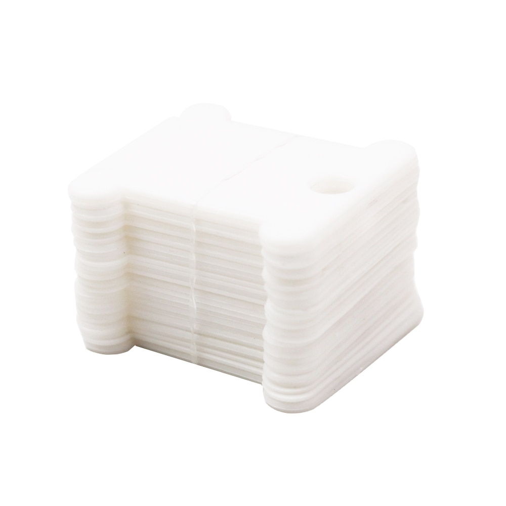 Embroidery Tas - 30pcs Plastic Floss Bobbins Sewing Thread