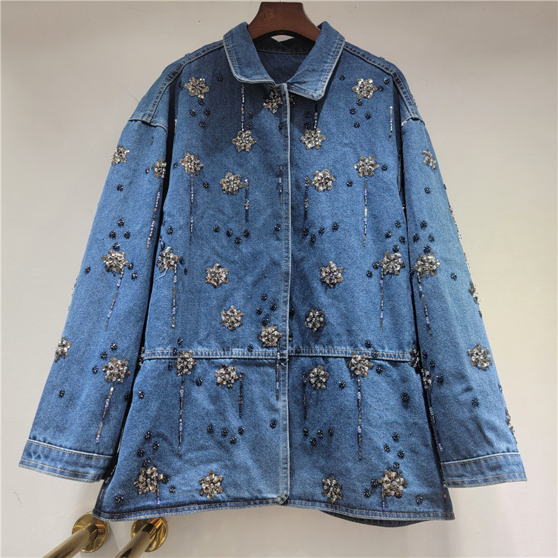 Embroidery Flower Pattern - SuperAen Embroidered Flares Flowers Polo Collar