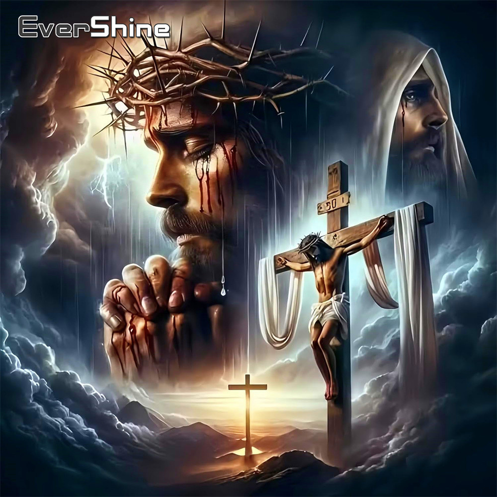 Embroidery Jesus - Evershine Diamond Painting Religion Full Square
