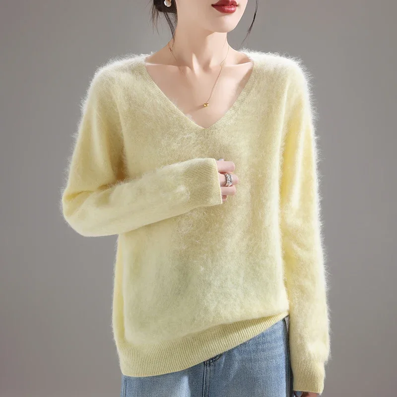 Embroidery Fashion - 2025 Women's 100% Merino Wool Sweater,
