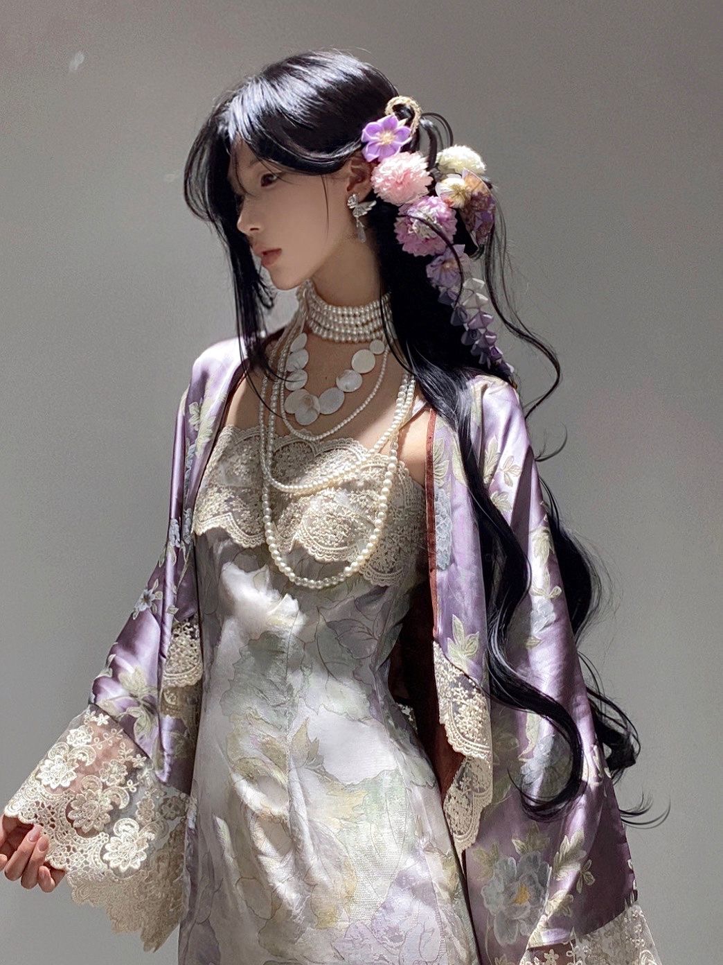 Embroidery Cardigan - New Chinese Style Heavy Embroidery Lace