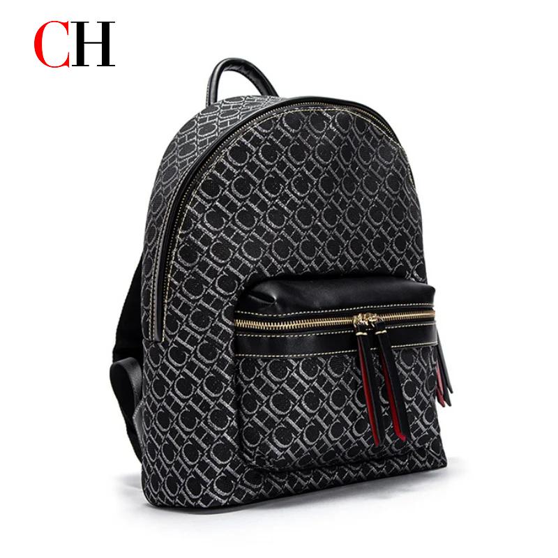 Embroidery Font - CH Shoulder Bag Luxury Brand Large