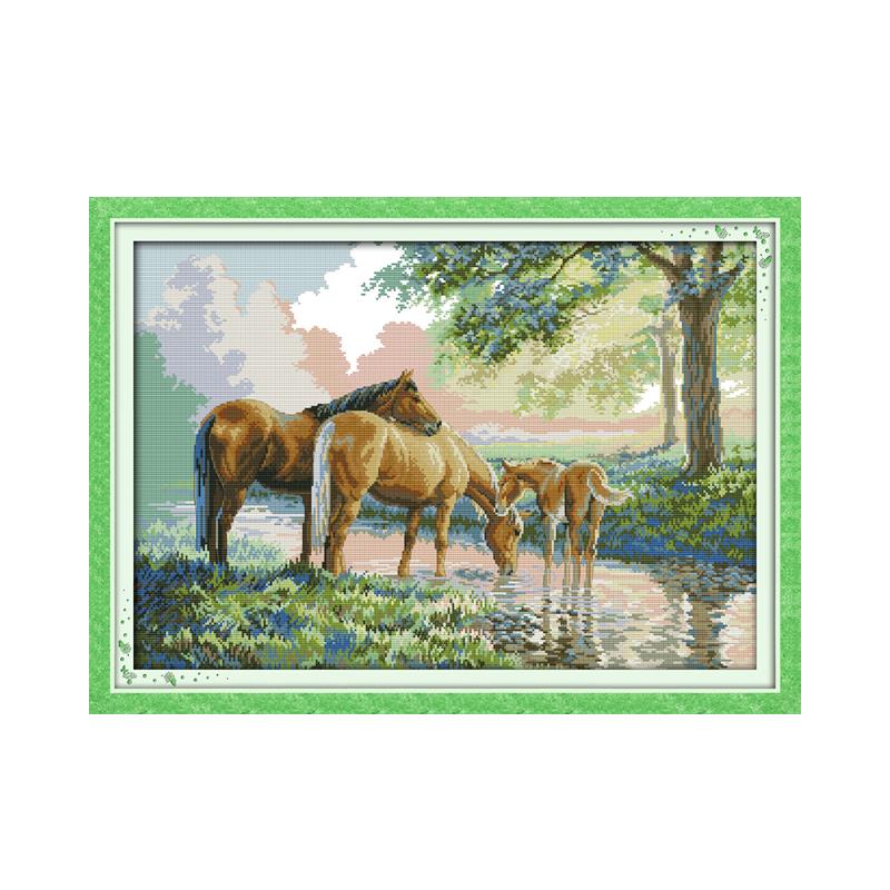 Embroidery Tas - Joy Sunday Cross Stitch Kit Stamped