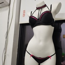 Embroidery Ring Sizes - Palace retro lingerie satin hanging neck