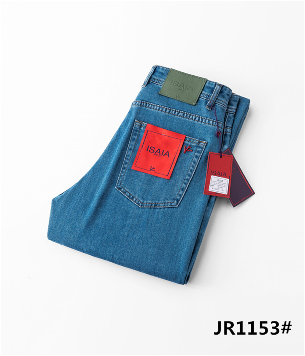 OECHSLI Jeans Thin Cotton Men  - Embroidery On Jeans ulasan dan harga