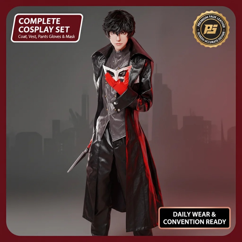 COSAnime Persona 3 Makoto Yuki - Embroidery Uniform ulasan dan harga