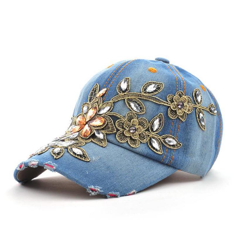 COKK Women's Baseball Cap Diam - Embroidery On Jeans ulasan dan harga