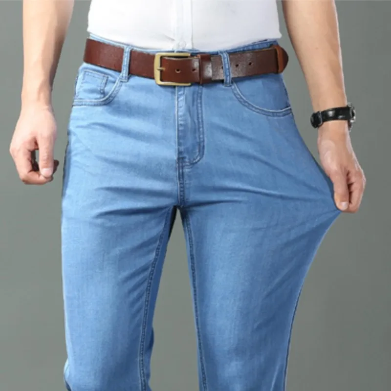 2026 New Ice Silk Thin Denim J - Embroidery On Jeans ulasan dan harga