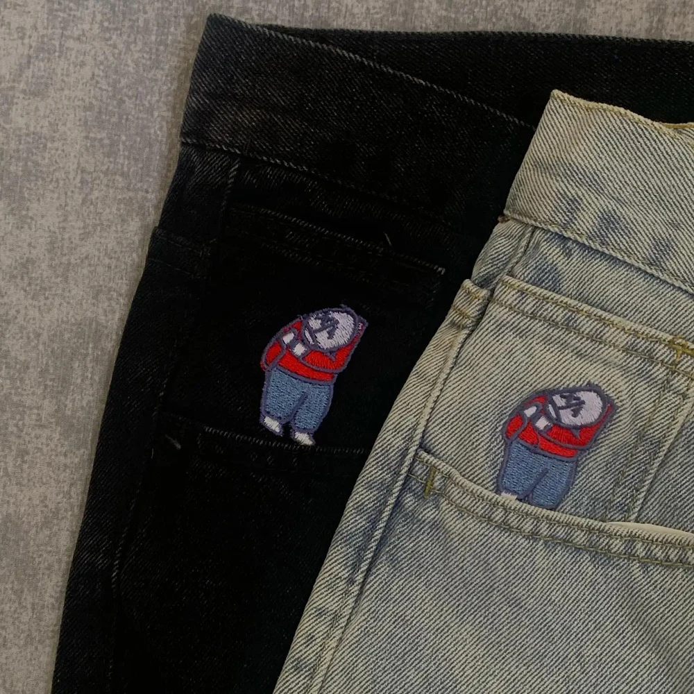 Retro Punk Rock Embroidery Bag - Embroidery On Jeans ulasan dan harga