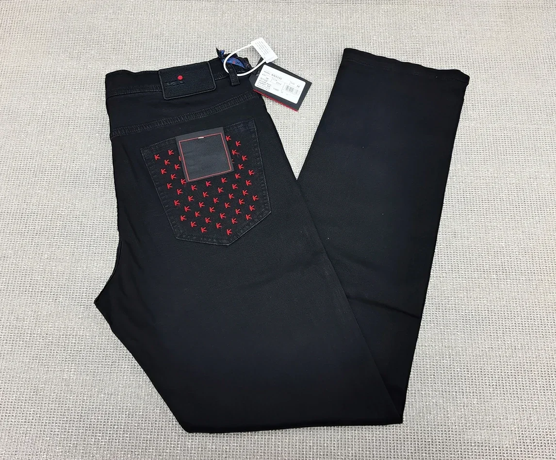 OECHSLI Jeans Thin Cotton Men  - Embroidery On Jeans ulasan dan harga