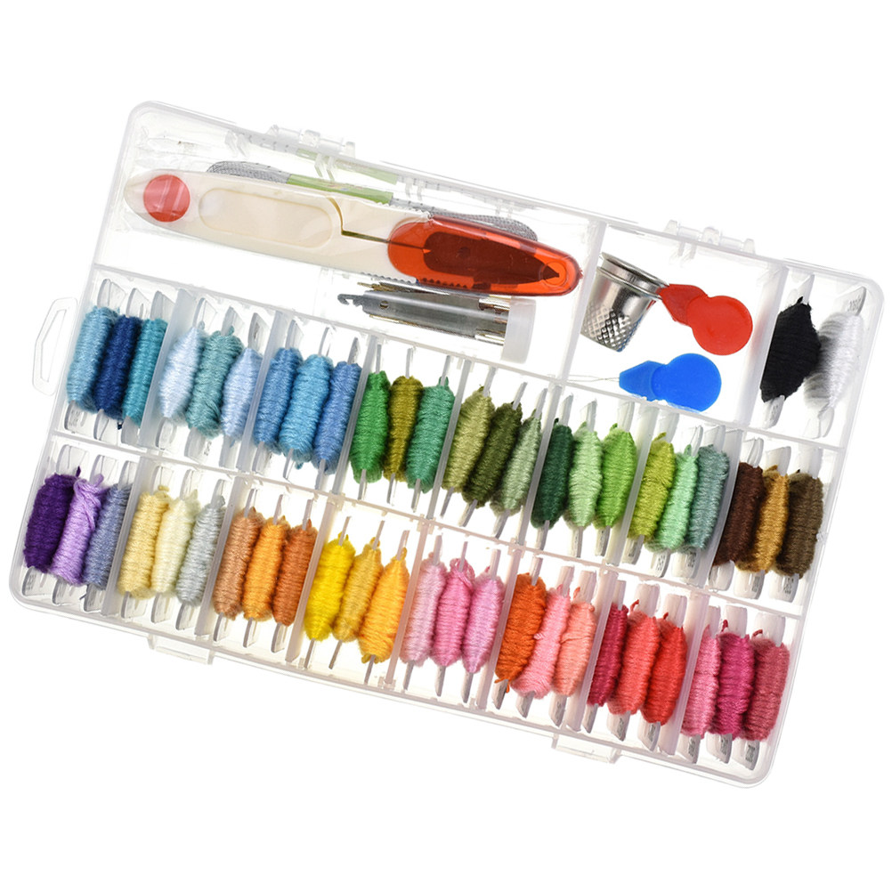 50 Assorted Embroidery Kit Sup - Embroidery Kit ulasan dan harga