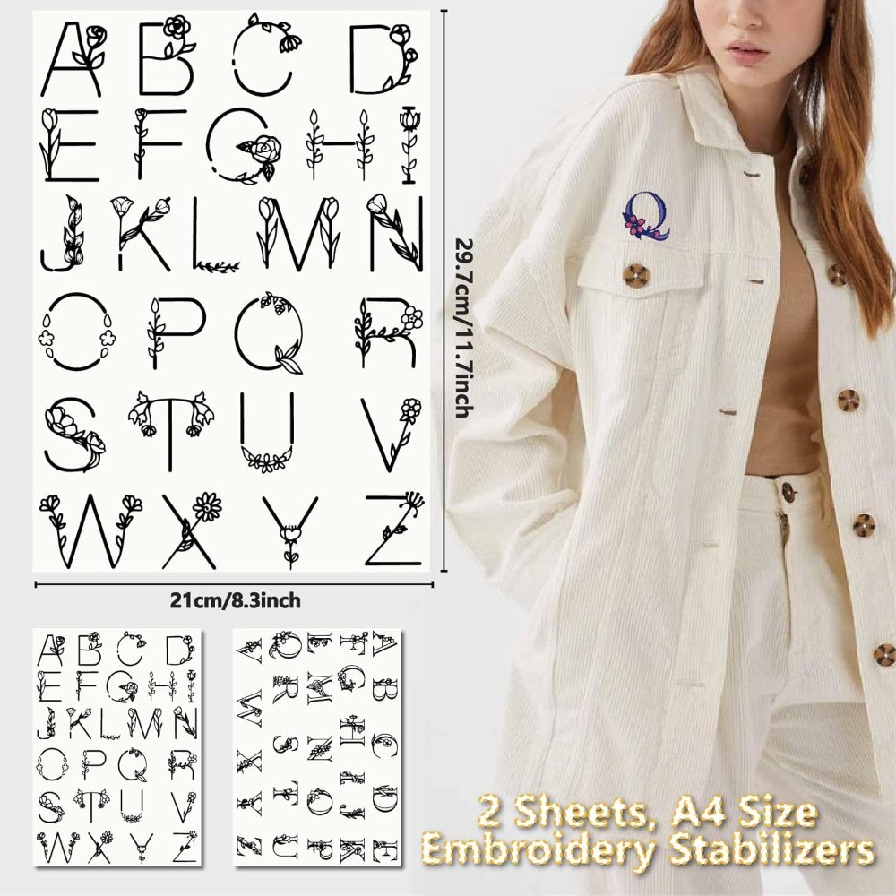 Letter A-Z Water Soluble Embro - Embroidery Kit ulasan dan harga