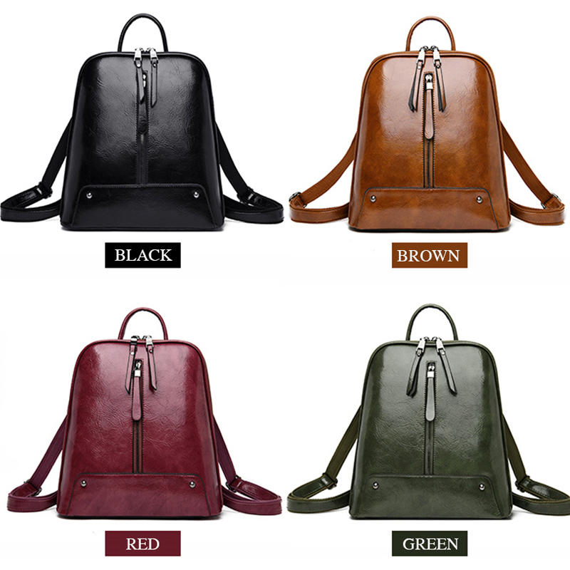 Women Leather Backpack Fashion - Embroidery Kit Pouch ulasan dan harga