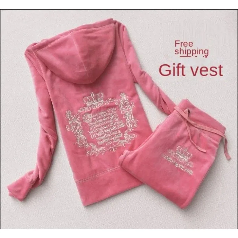JC Tracksuit Women Velvet Wome - Embroidery Uniform ulasan dan harga