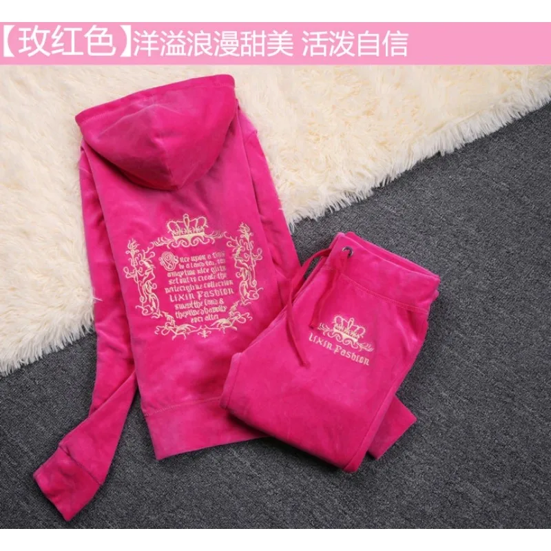 JC Tracksuit Women Velvet Wome - Embroidery Uniform ulasan dan harga