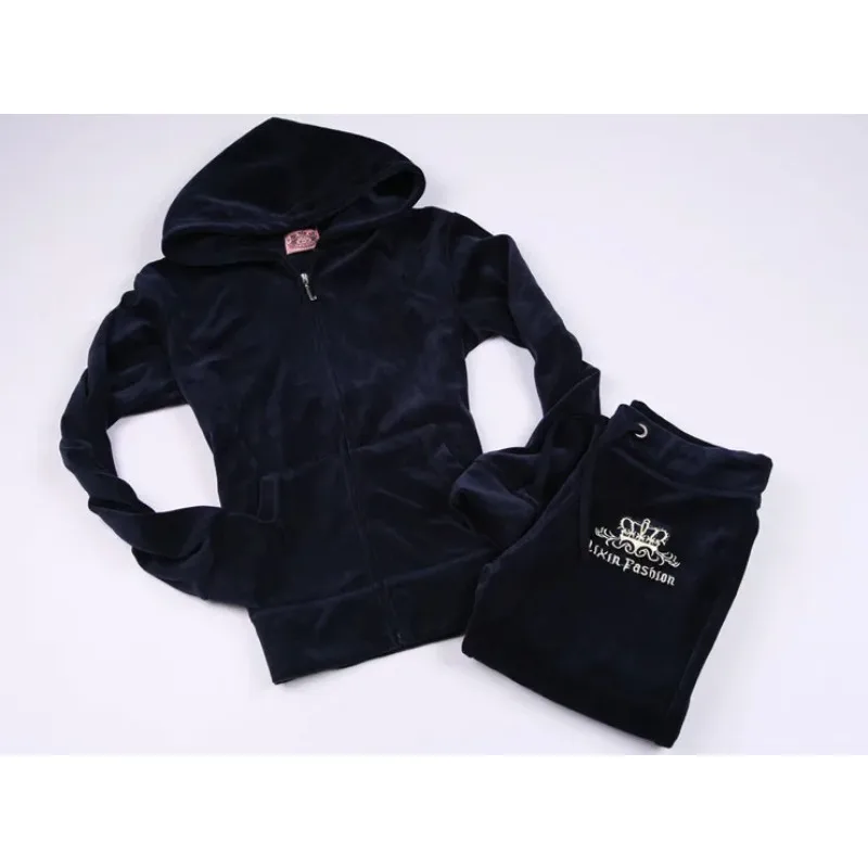 JC Tracksuit Women Velvet Wome - Embroidery Uniform ulasan dan harga