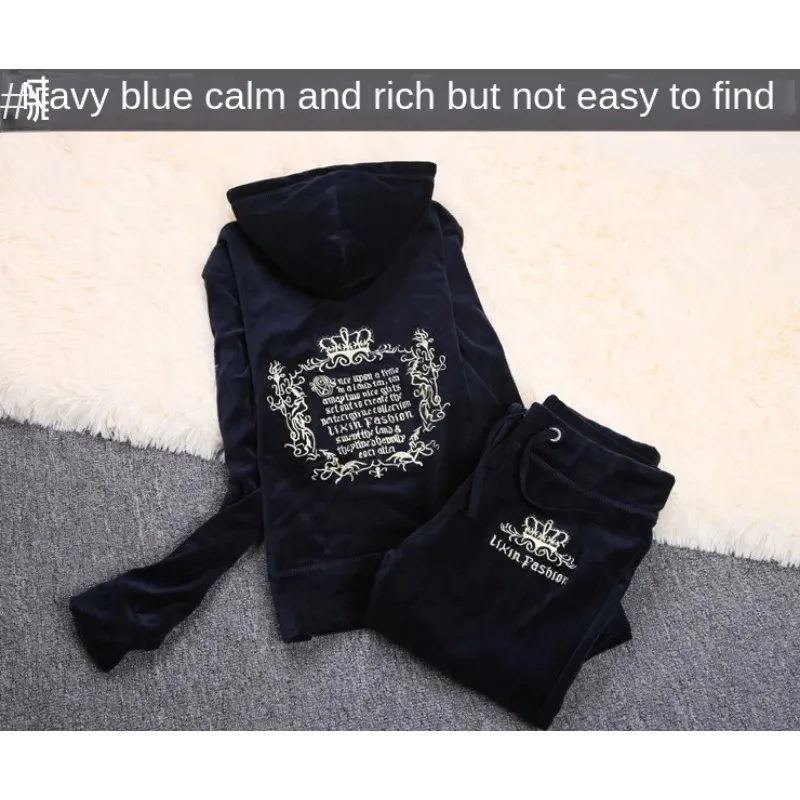 JC Tracksuit Women Velvet Wome - Embroidery Uniform ulasan dan harga