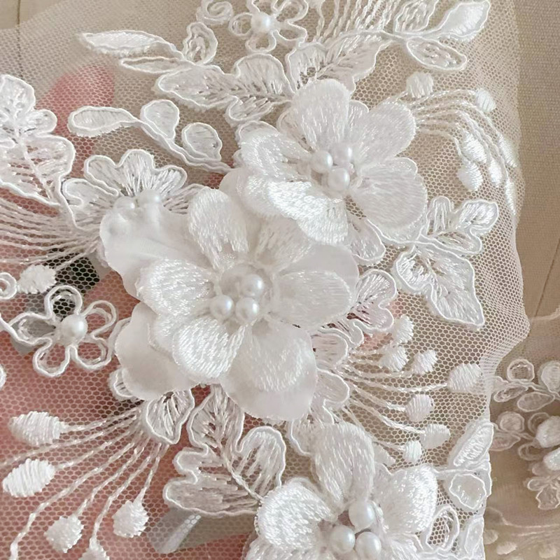 2PCS=1Pair,Rope Embroidery Pea - Embroidery Flower Pattern ulasan dan harga
