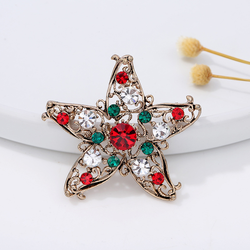 Christmas series jewelry brooc - Embroidery Font ulasan dan harga