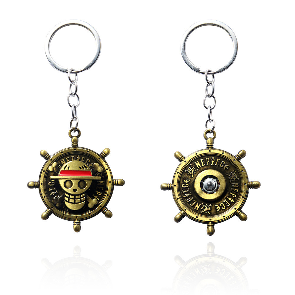 Rotating keychain, Luffy's Str - Embroidery Charm ulasan dan harga