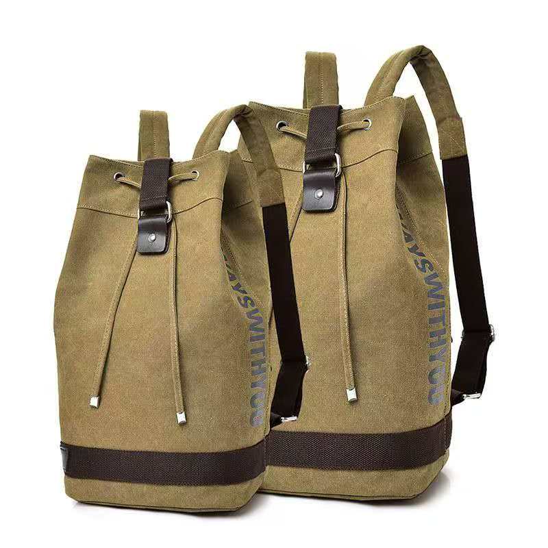 2026 Canvas backpack with dual - Embroidery Fashion ulasan dan harga