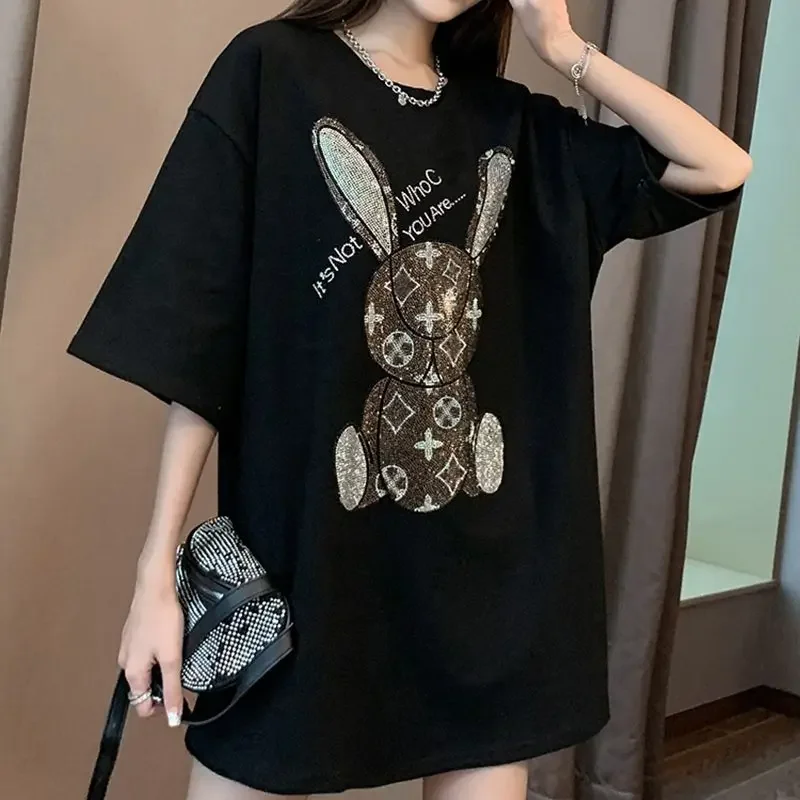 Women's Summer Casual T-Shirt: - Embroidery Fashion ulasan dan harga