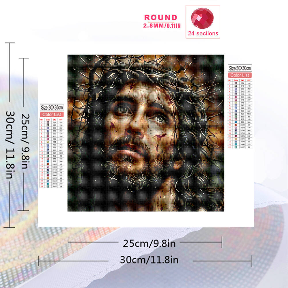 Evershine Jesus Diamond Embroi - Embroidery Jesus ulasan dan harga