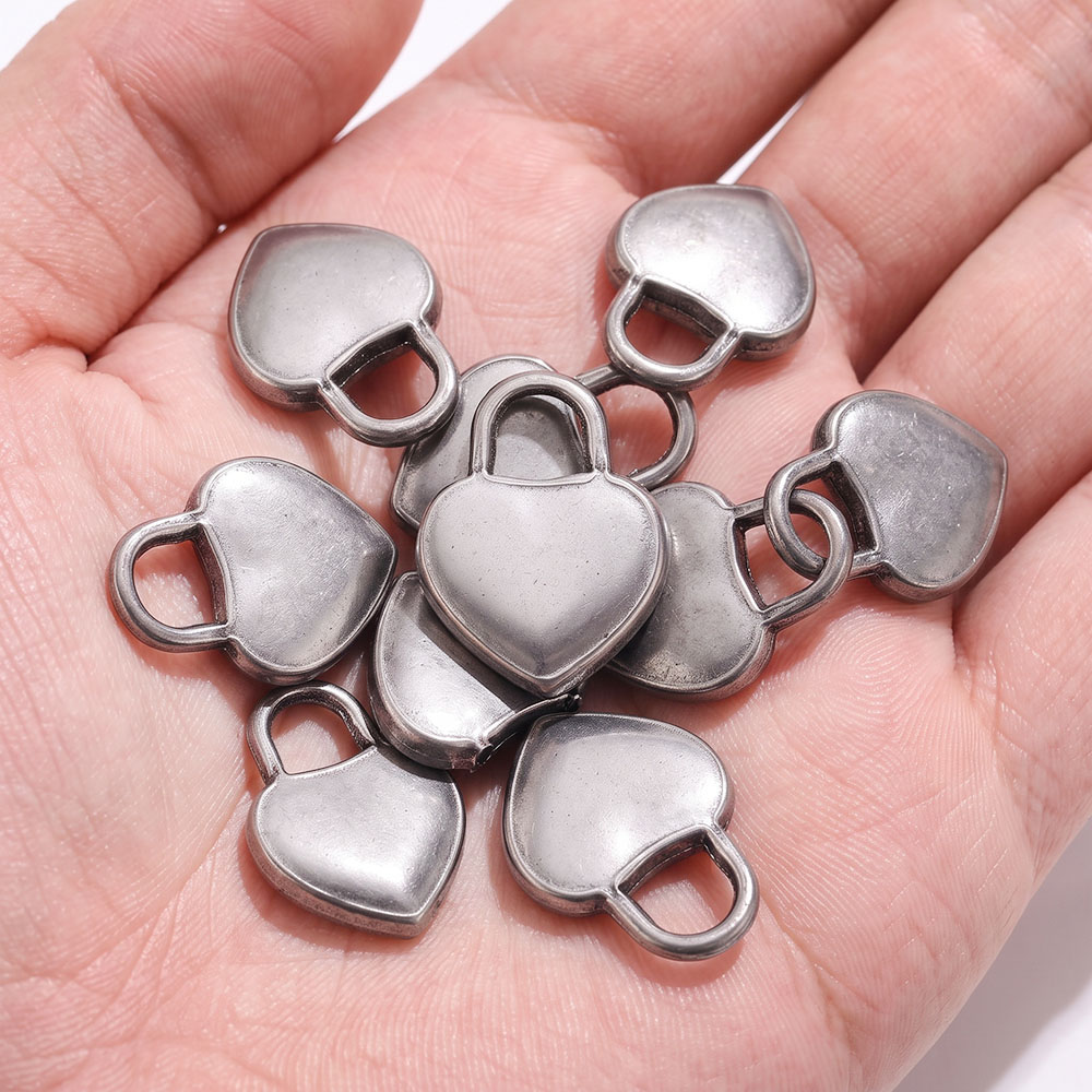 5/10pcs Stainless Steel Charms - Embroidery Charm ulasan dan harga