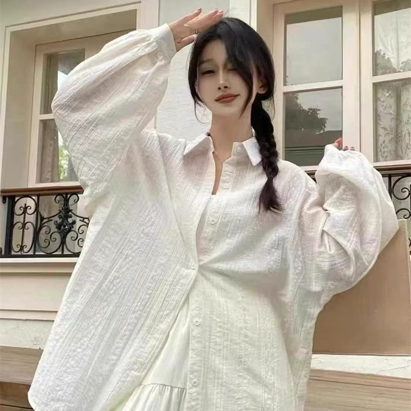 Hot Fashion Lazy Style Spring  - Embroidery On Shirt ulasan dan harga
