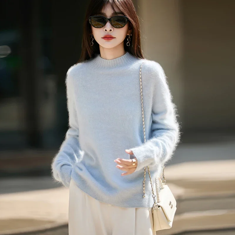 100% Wool Women's Fluffy High  - Embroidery Fashion ulasan dan harga
