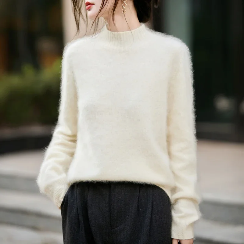 100% Wool Women's Fluffy High  - Embroidery Fashion ulasan dan harga