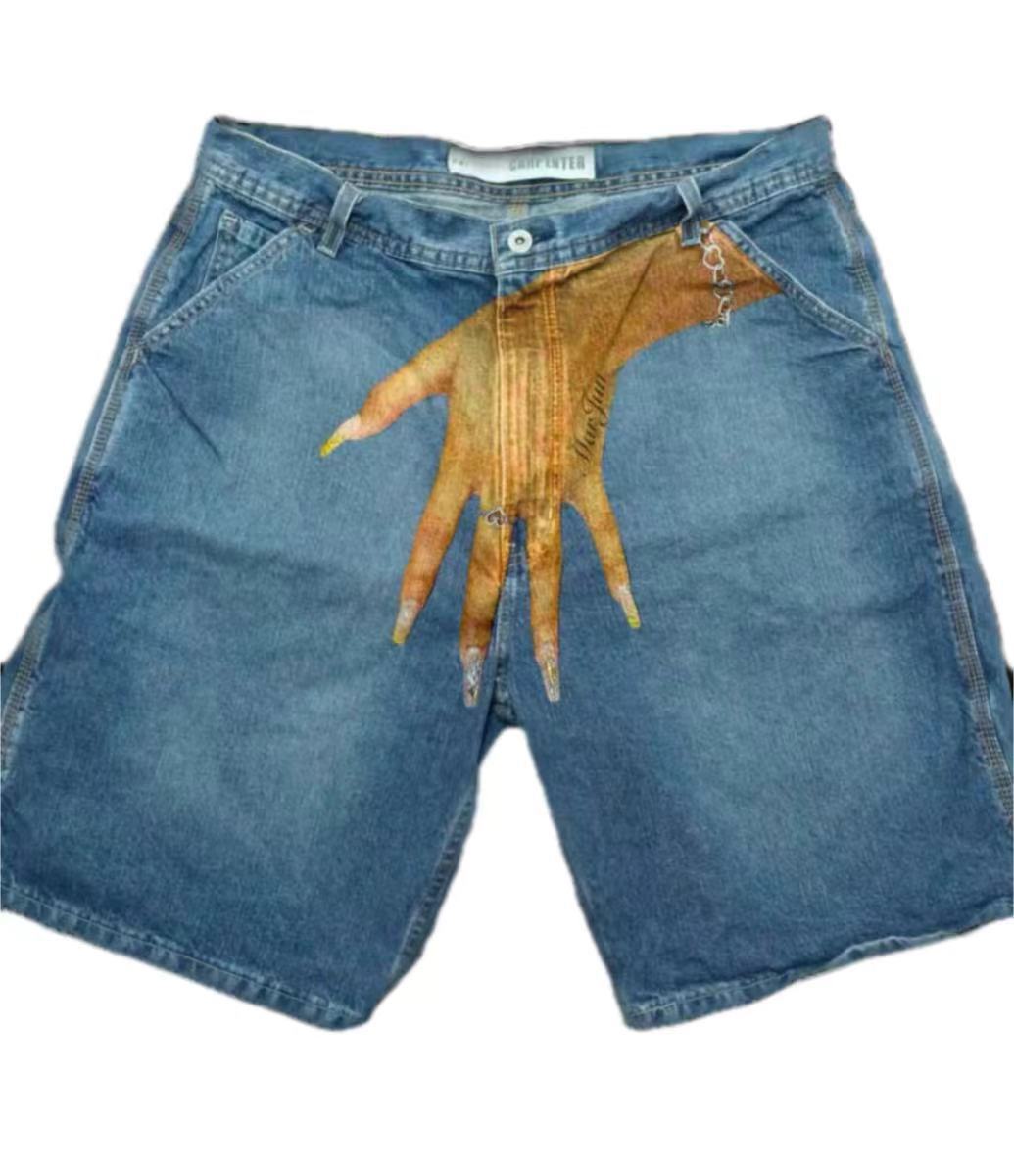 Deeptown Y2k Vintage Harajuku  - Embroidery On Jeans ulasan dan harga