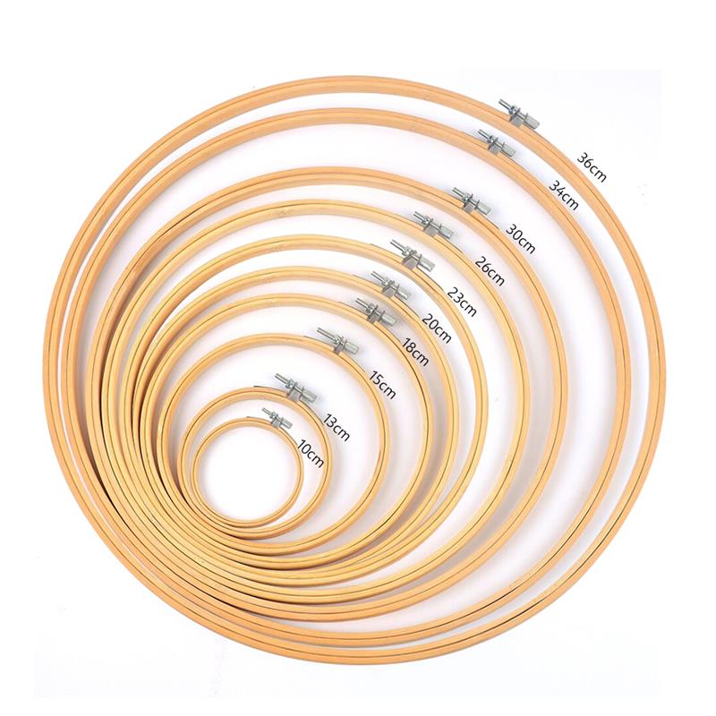 10-30CM Bamboo Frame Embroider - Embroidery Ring Sizes ulasan dan harga