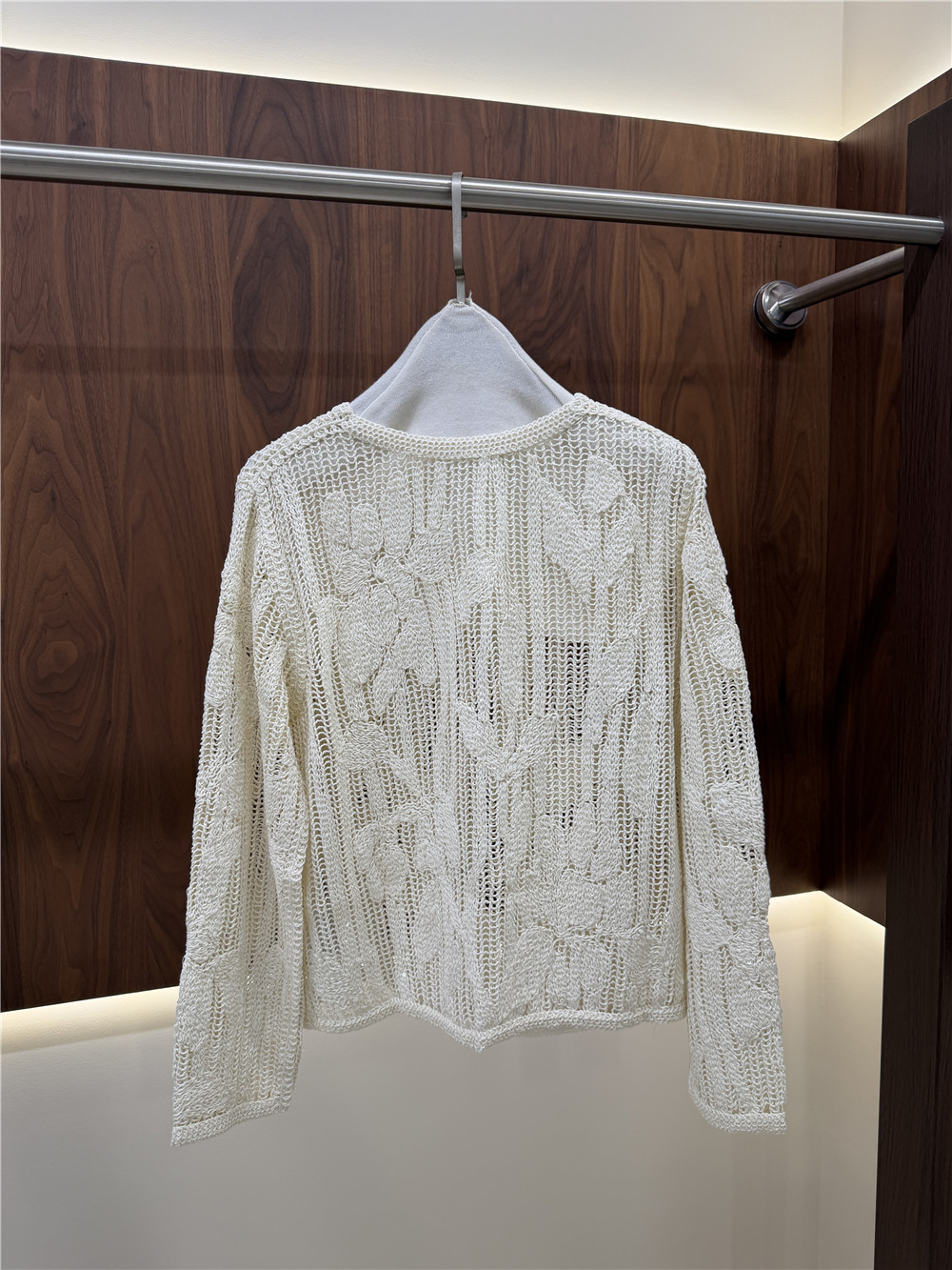 Women's Openwork Embroidered K - Embroidery Cardigan ulasan dan harga