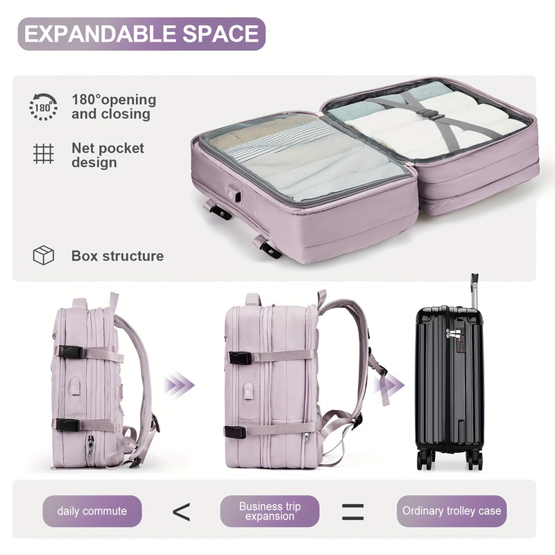 Hiking Backpack Large Capacity - Embroidery Fashion ulasan dan harga
