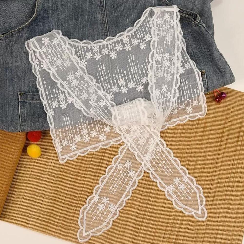 French Lace Shawl Scarf for Wo - Embroidery Uniform ulasan dan harga