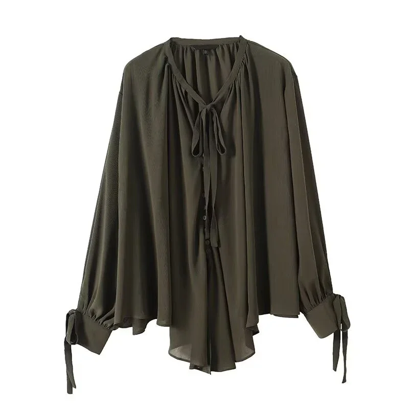 2025 French Style Women's Shir - Embroidery Fashion ulasan dan harga