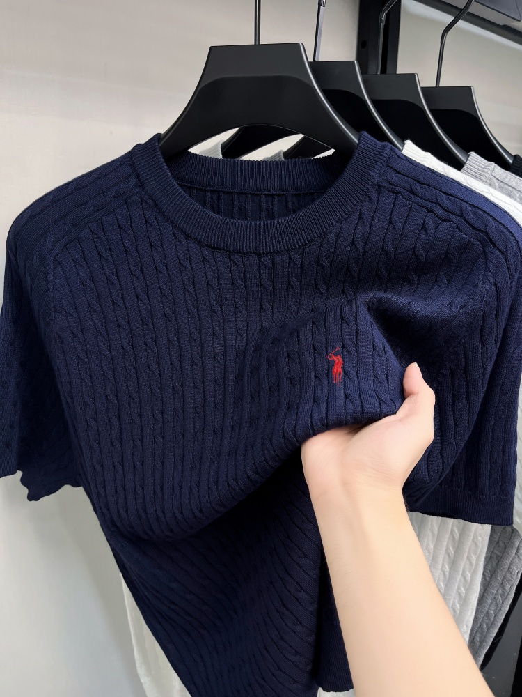 Luxury brand short sleeve T-sh - Embroidery Uniform ulasan dan harga