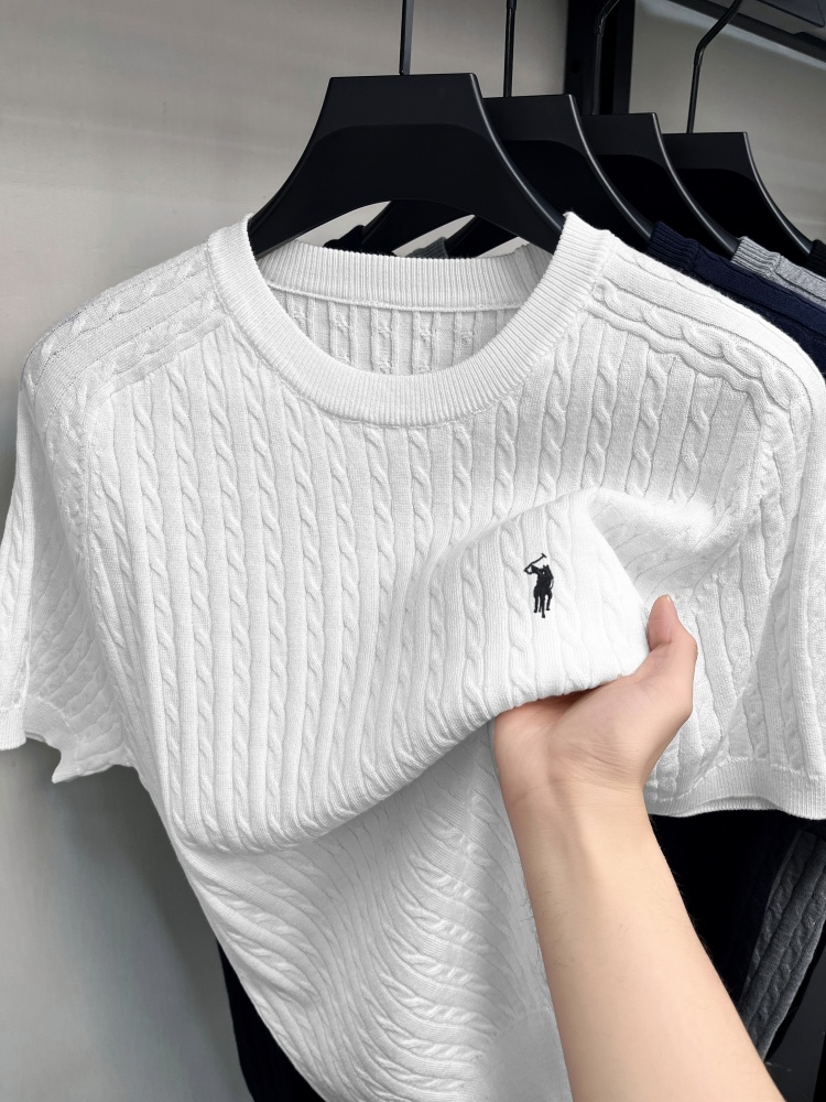 Luxury brand short sleeve T-sh - Embroidery Uniform ulasan dan harga