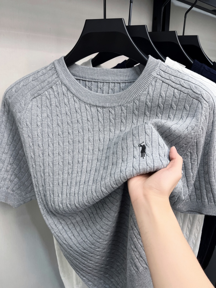 Luxury brand short sleeve T-sh - Embroidery Uniform ulasan dan harga