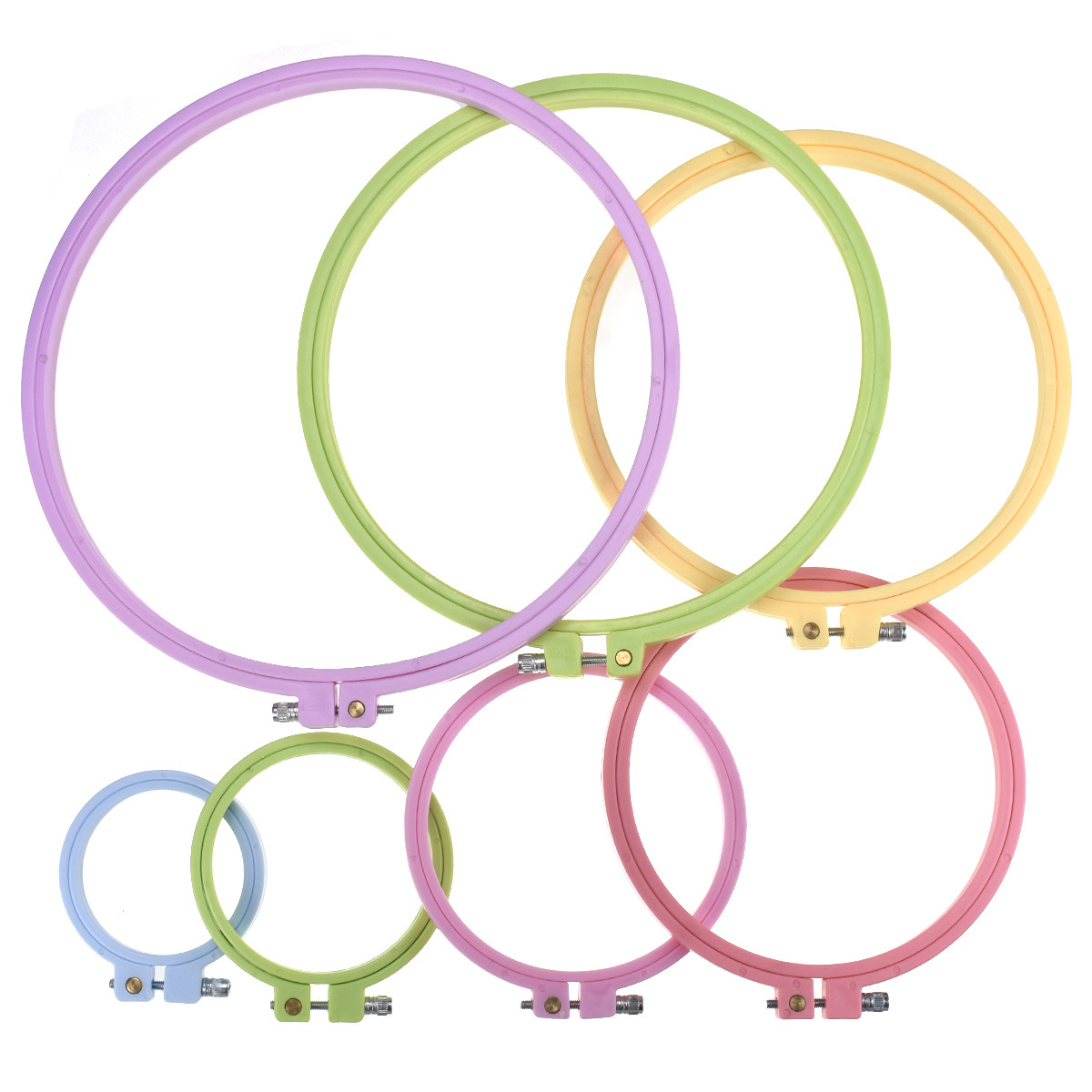 Round Cross Stitch Embroidery  - Embroidery Ring Sizes ulasan dan harga