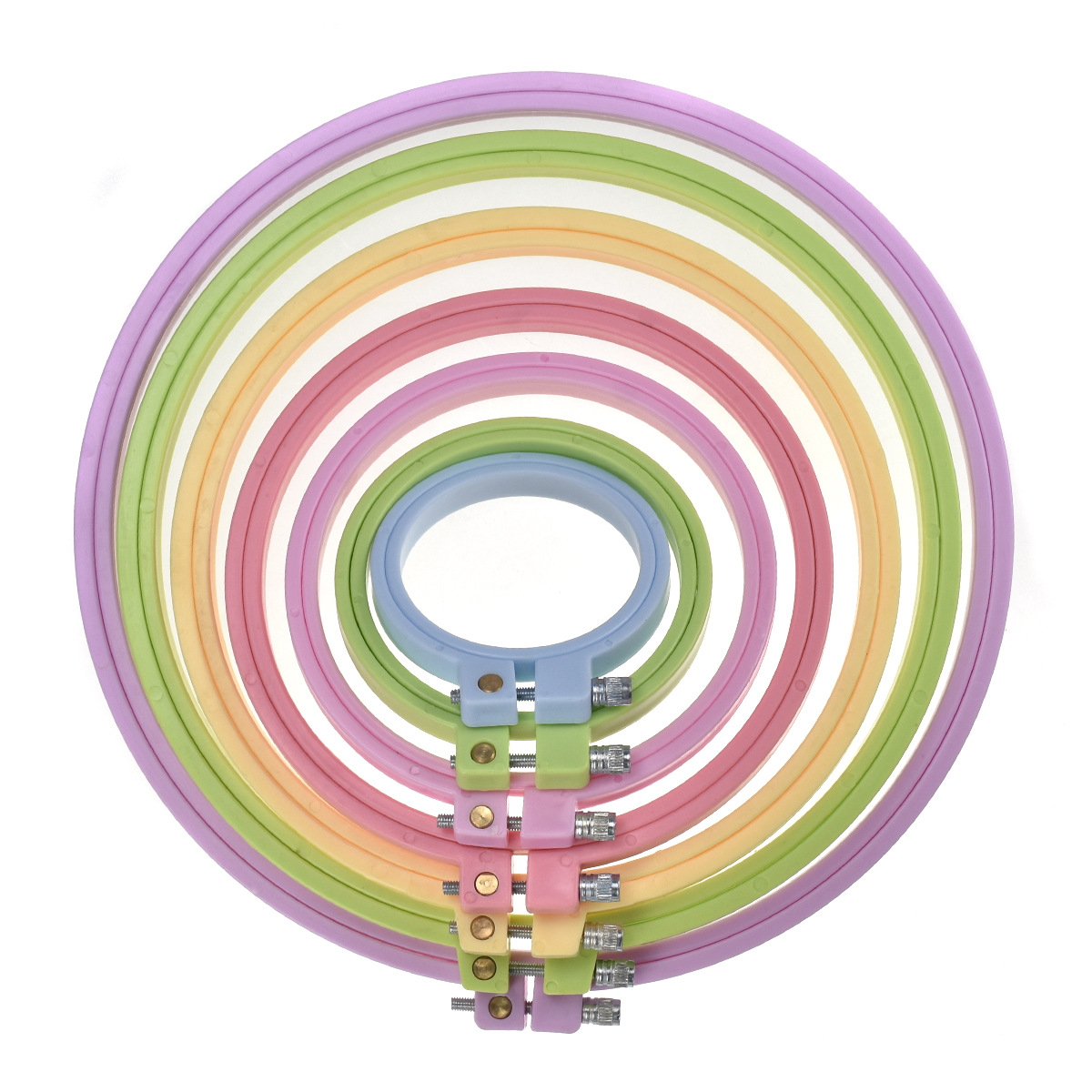 Round Cross Stitch Embroidery  - Embroidery Ring Sizes ulasan dan harga