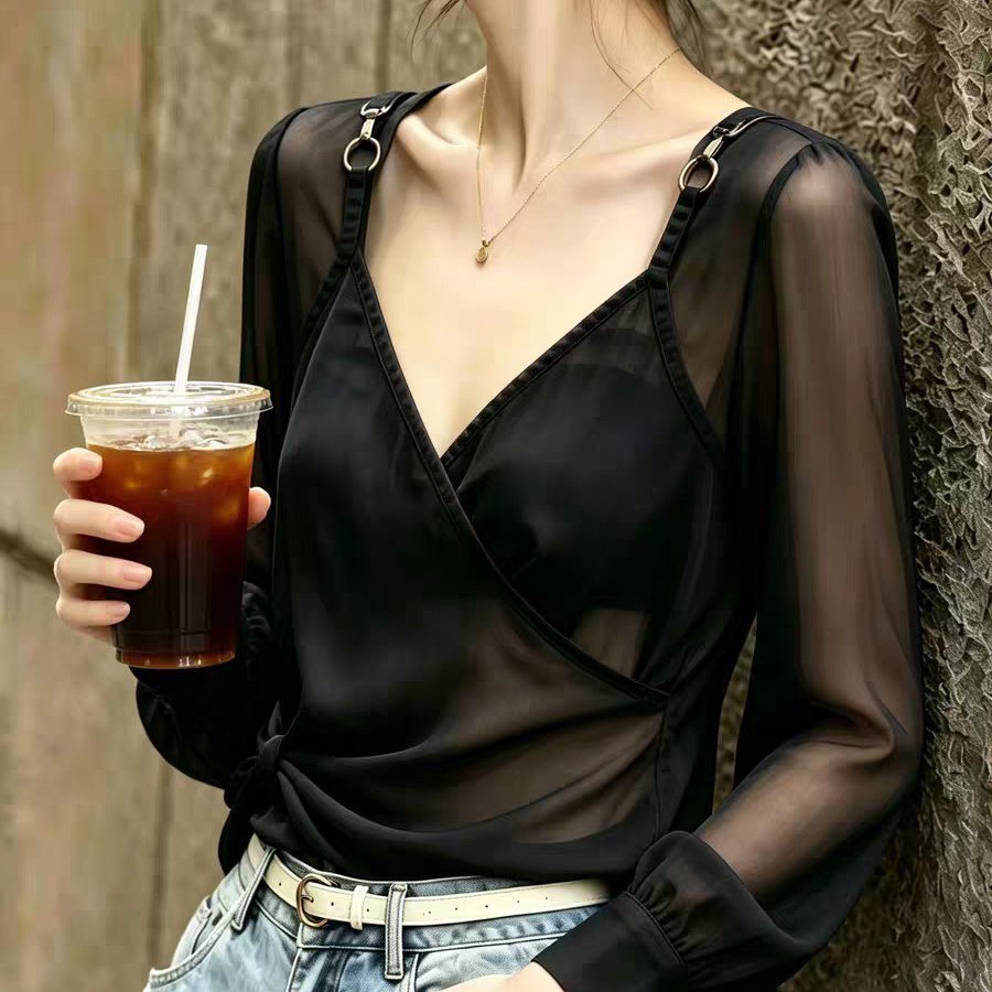 Elegant V-Neck Metal Ring Larg - Embroidery Ring Sizes ulasan dan harga