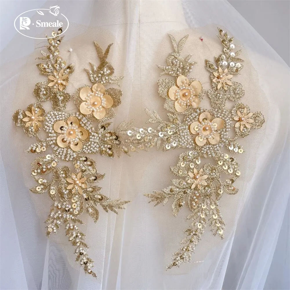 2PCS/1Pair New 12 Colors Sequi - Embroidery Flower Pattern ulasan dan harga