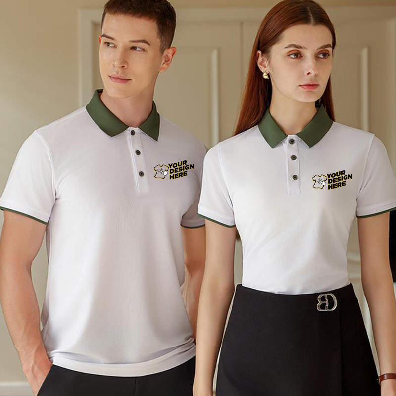 Color Block Polo Shirt - Free  - Embroidery Uniform ulasan dan harga