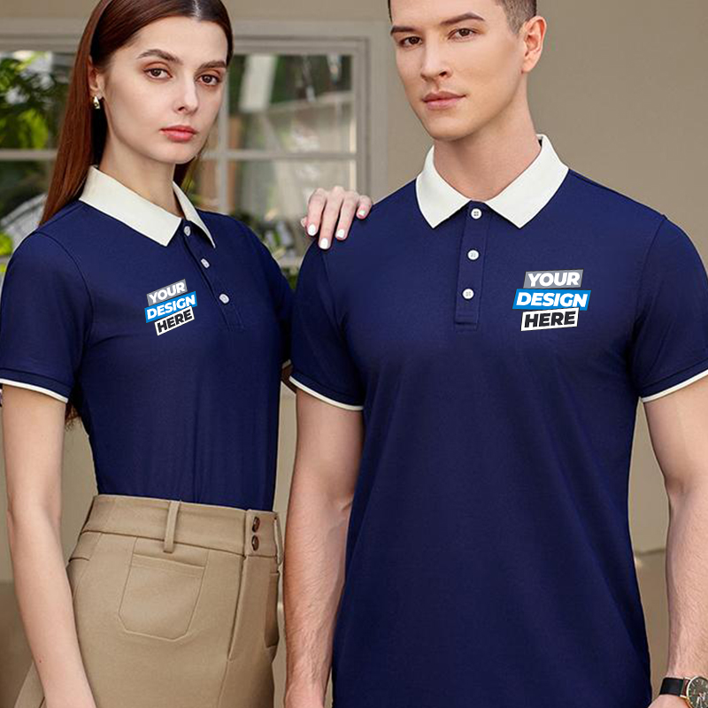 Color Block Polo Shirt - Free  - Embroidery Uniform ulasan dan harga