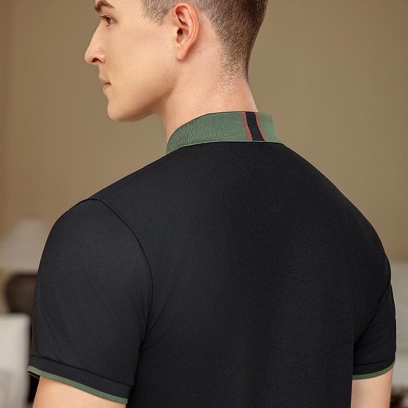 Color Block Polo Shirt - Free  - Embroidery Uniform ulasan dan harga