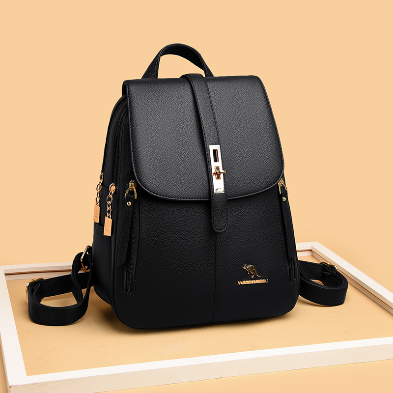 Luxury Women Leather Backpacks - Embroidery Kit Pouch ulasan dan harga
