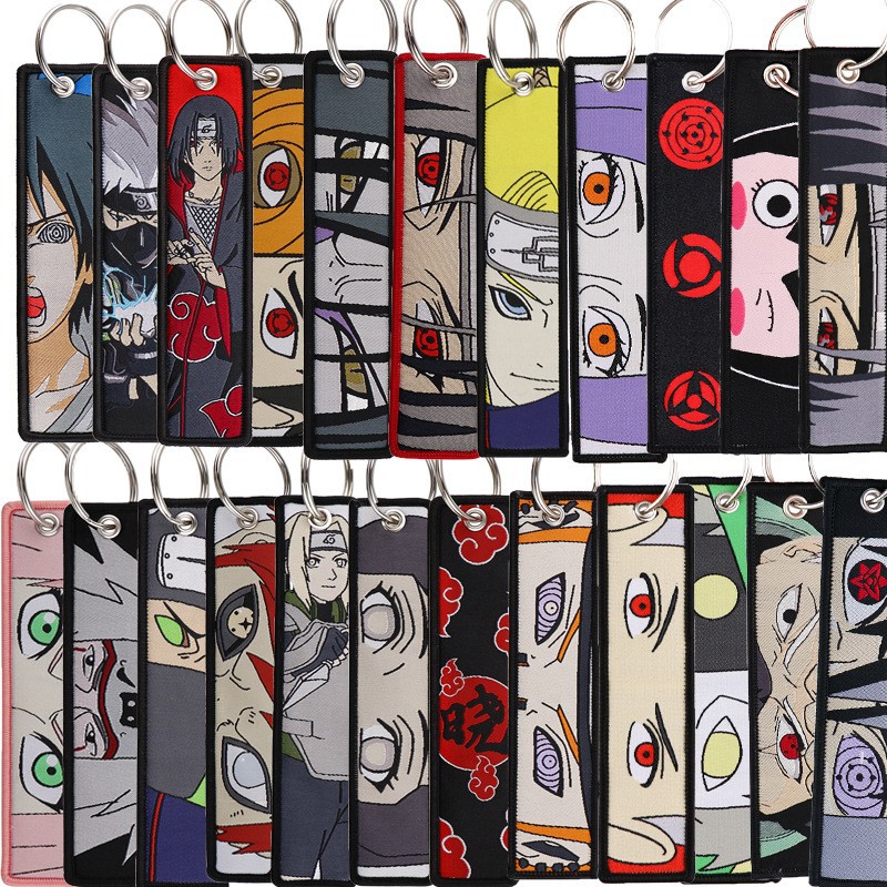 Anime Naruto Embroidery Key Fo - Embroidery Charm ulasan dan harga